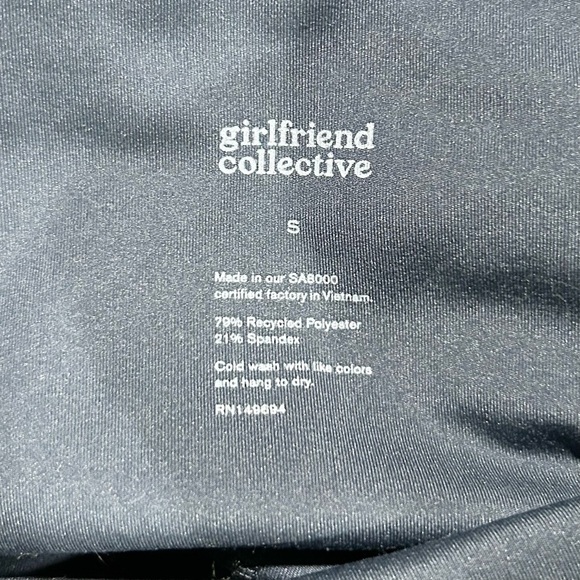 Girlfriend Collective Midnight High Rise Compressive Pocket 7/8 Legging S - Picture 5 of 5